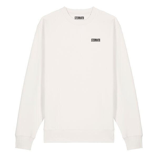 Sweater 'Sterrato', minimal design (geborduurd) Thumbnail